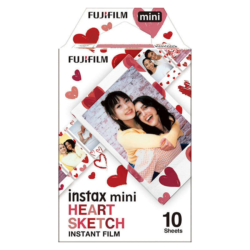 富士 FUJIFILM | 即影即有菲林相紙 INSTAX MINI HEART SKETCH