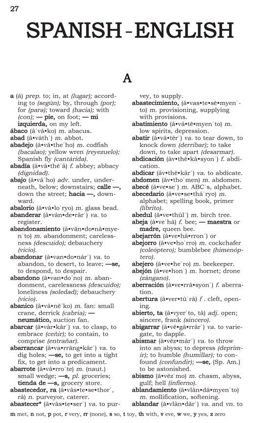 VelÃ¡zquez Spanish and English Dictionary Pocket Edition