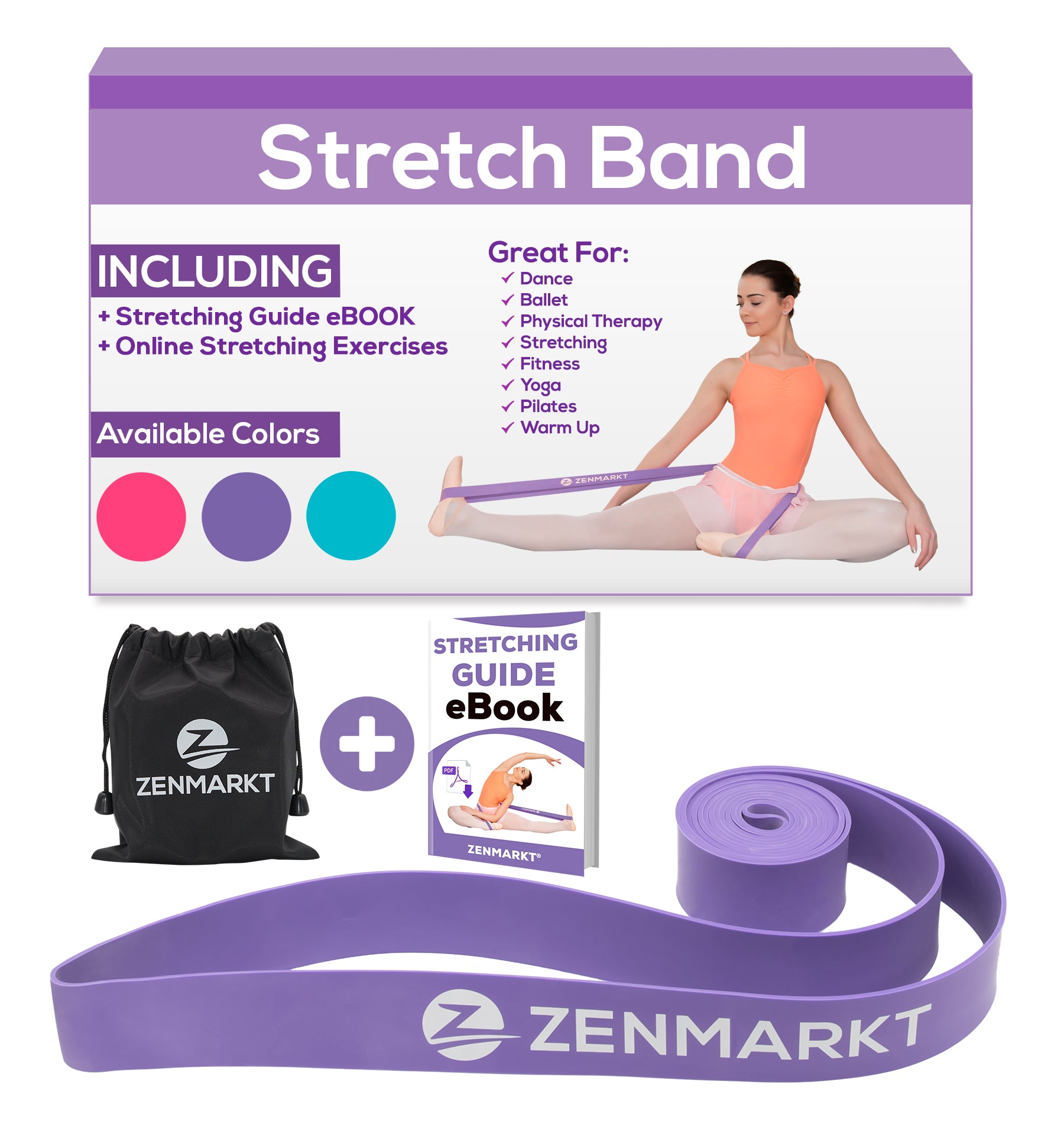 Zenmarkt Stretch Band For Ballet Dance Gymnastics Zenmarkt Com