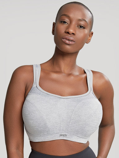 Women's Charcoal Racerback Sports Bra - Stay Supported and Stylish