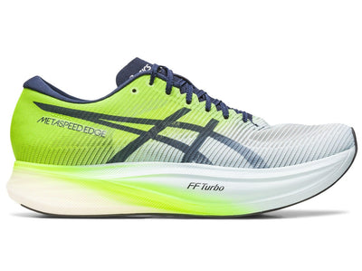 Asics Unisex Metaspeed Edge+ Sky/Hazard Green lateral side