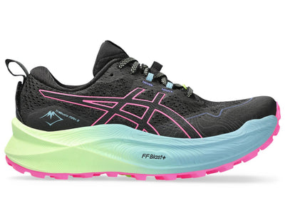 Asics Women's Trabuco Max 2 Black/Hot Pink lateral side