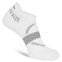 Balega Hidden Dry Running Socks - White/Grey