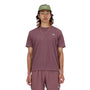 New Balance Men's Athletics T-Shirt Licorice on model front