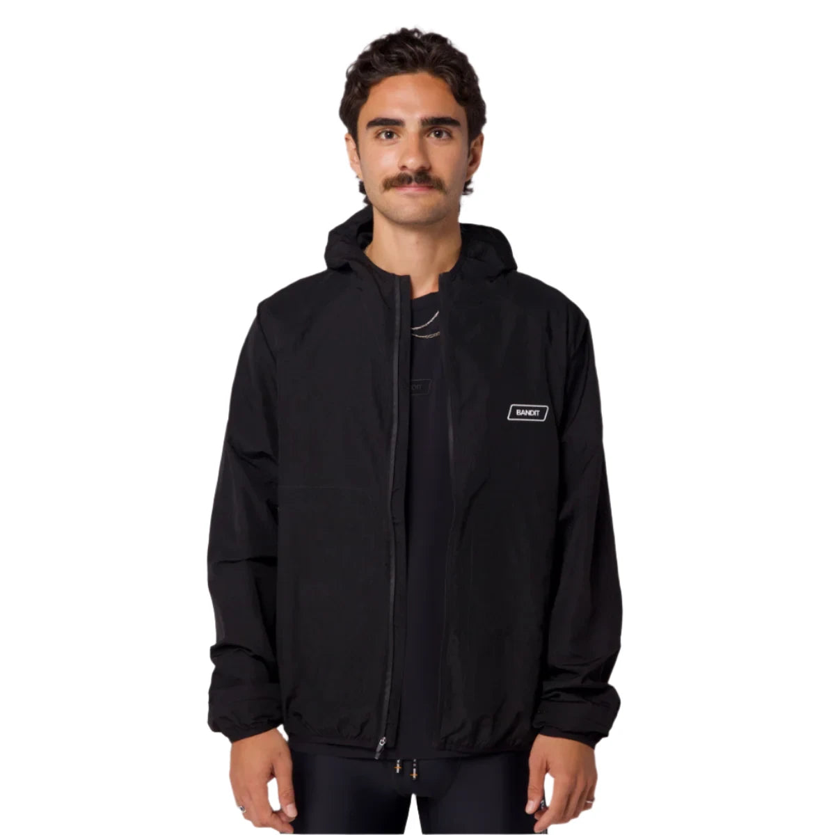 Bandit Running Unisex Ripstop Lightweight Jacket in Black