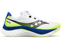 Saucony Women's Endorphin Speed 4 - Boston 2024 White/Blue lateral side