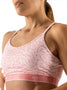 rabbit Women's Strappy Pocket Bra Mother Runner close up of front