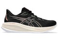 asics release Women's Gel-Cumulus 26 Black/Dark Jade lateral side