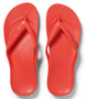 Archies Unisex Arch Support Flip Flops - Coral