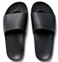 Archies Unisex Arch Support Slides Black top view