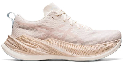 Asics Unisex Superblast cream color side view