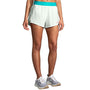 Brooks Women's Chaser 3" Shorts - Mint Mix/Nile Blue