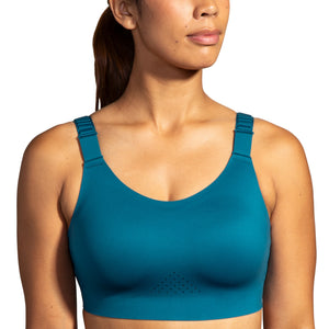 Brooks Women's Scoopback 2.0 Sports Bra front view on model