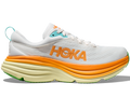 hoka AW22 Men's Bondi 8 - Blanc de Blanc/Solar Flare