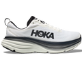 HOKA Men's Bondi 8 Black/White lateral side