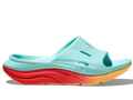 hoka AW22 Ora Recovery Slide Cloudless/Cerise side view