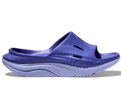 HOKA ORA RECOVERY SLIDE 3 - 1135061-SLLR-STELLAR BLUE/MIRAGE side view