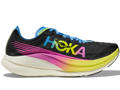 HOKA Unisex Rocket X 2 Black/Multi lateral side