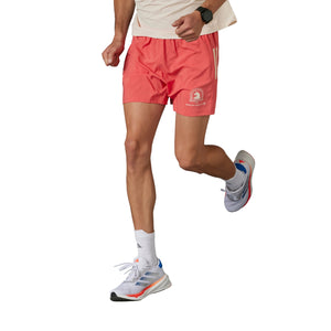 Men's adidas Boston Marathon® 2024 Own The Run Shorts 7" - Preloved Scarlet
