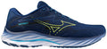 mizuno Sala Men's Wave Rider 27 - Navy Peony/Sharp Green