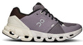 On Running Women's Cloudflyer 4 Shark/Pearl side view