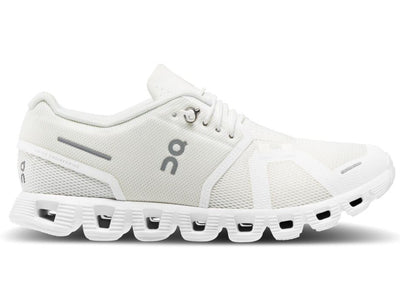 On Running Women's Cloud 5 Undyed White/White lateral side