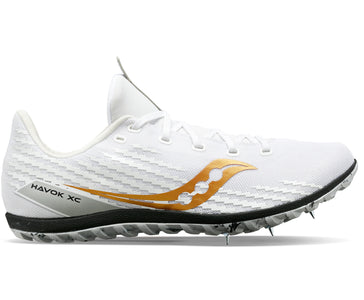 Saucony Men's Havoc XC 3 Spike White lateral side