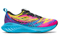 asics release Women's Cumulus 25 Aquarium/Vibrant Yellow lateral side