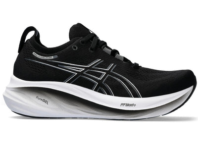 Asics Women's Gel Nimbus 26 Black/Graphite Grey lateral side