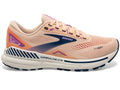 Brooks Women's Adrenaline GTS 23 Apricot/Estate Blue/Orchid lateral side