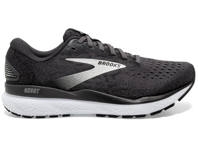 Brooks Women's Ghost 16 Black/Grey/White lateral side