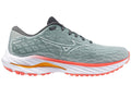 Women's Mizuno Wave Inspire 20 Grey Mist/White lateral side