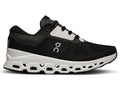 On Run Women's Cloudstratus Black/Frost lateral side