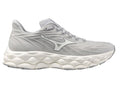 mizuno the Women's Wave Sky 8 Harbor Mist/Snow White lateral side