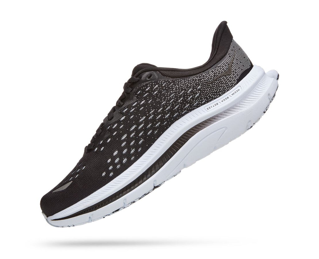 HOKA Women's Kawana - Black/White (1123164-BWHT)