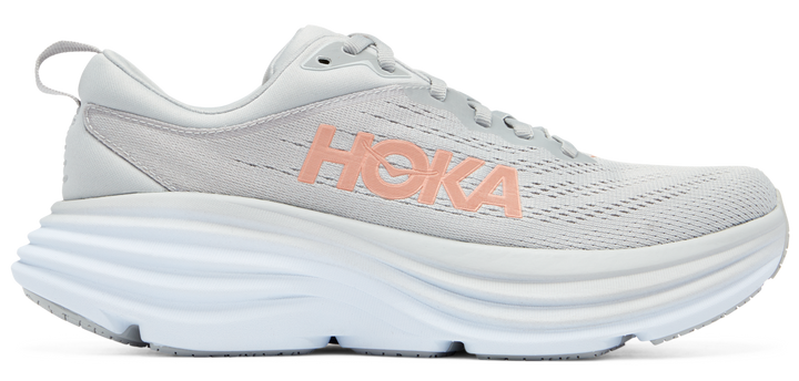 HOKA Bondi 8 10.5 , Harbor Mist / Lunar Rock (Women's)