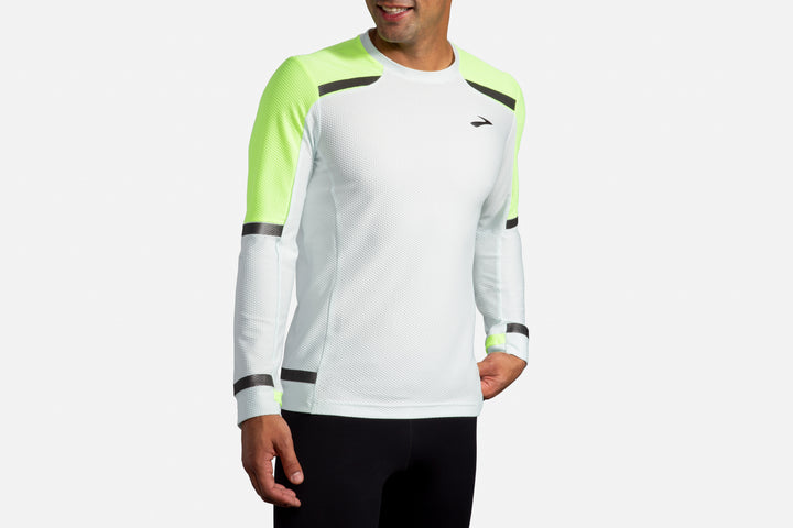 Brooks Men Drift Shell Running Apparel Raglan Long Sleeve Jacket