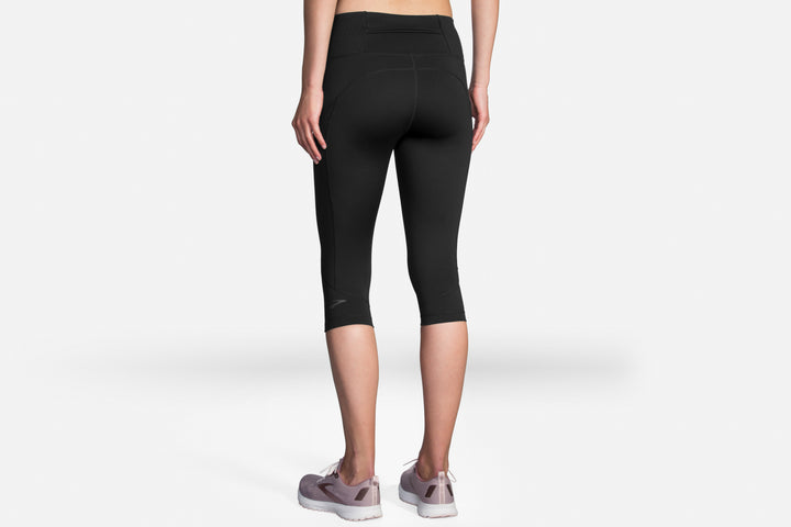 Nike One Dri-FIT Logo Women's Training Capri - Black/White