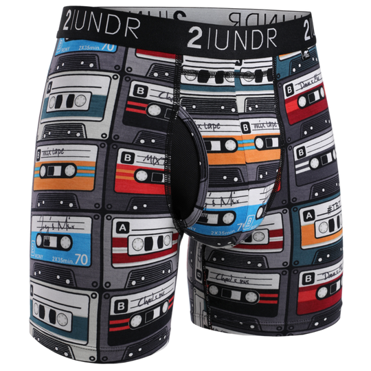 2UNDR Men's Joey Pouch SWING SHIFT - 6 Boxer Modal Fabric Solid