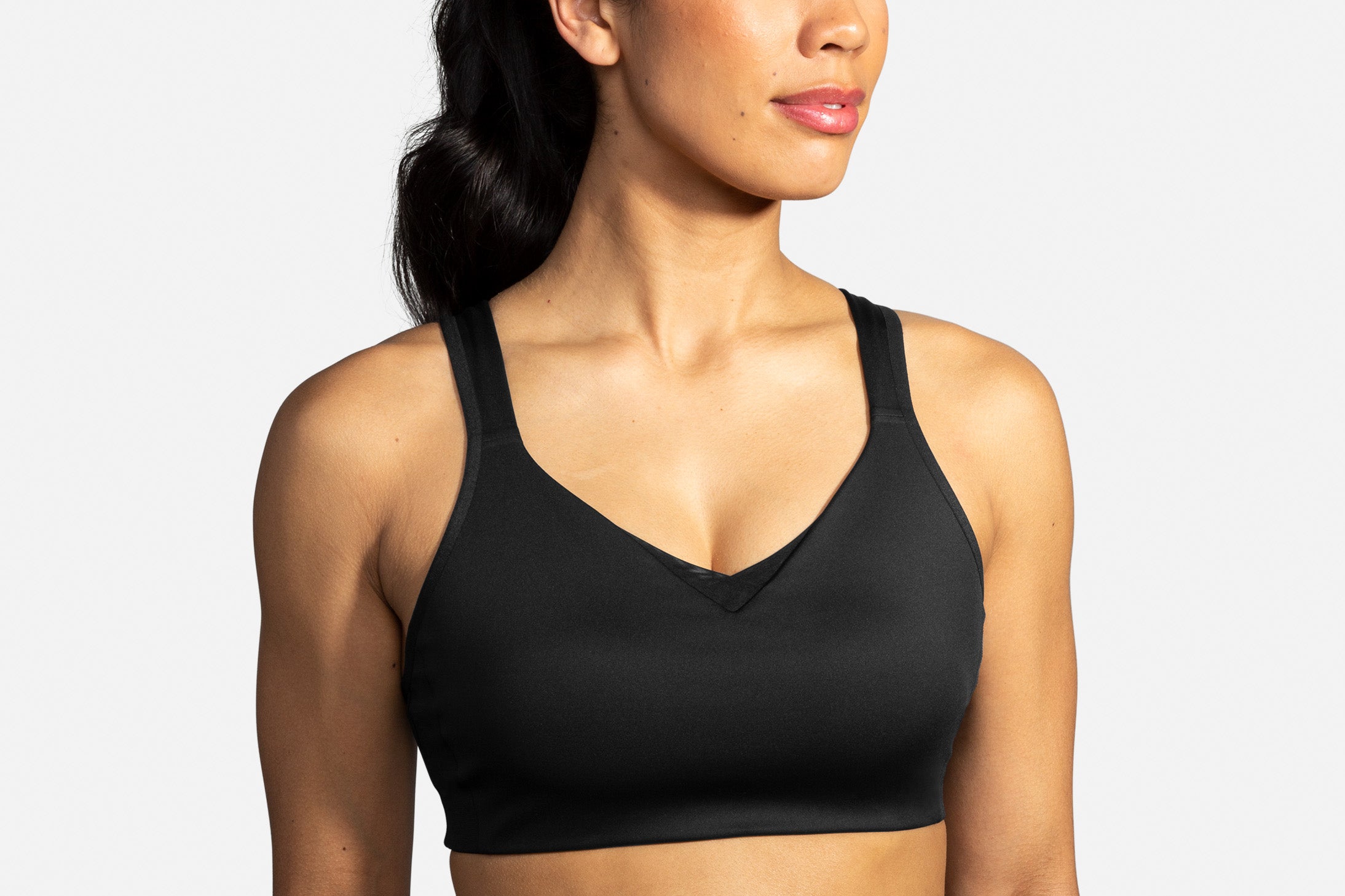 Women's Brooks 350081 Drive Convertible Sports Bra (Heliotrope