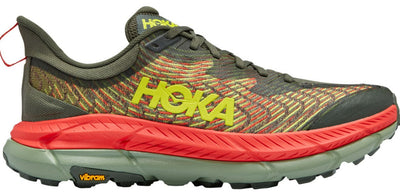 Hoka Men's Mafate Speed 4 -Thyme/Fiesta