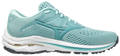 mizuno una Women's Wave Inspire 17 - Eggshell Blue/Dusty Turquoise (411310.5A54) Lateral Side