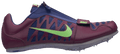 nike villes Unisex Zoom Long Jump Spike - Bordeaux/Lime Blast