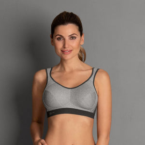 Anita Active Extreme Control Sports Bra – Black/Grey - Sports Bras