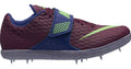 nike quotes Unisex High Jump Elite Spike - Bordeaux/Lime Blast (806561-600) Lateral Side