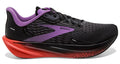 brooks valoradas Women's Hyperion Max black/fiesta/bellflower side