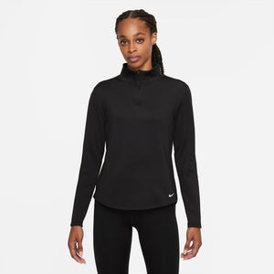 Nike Women's Therma-Fit One Long-Sleeve 1/2 Zip Top - Black (DN2239-010)