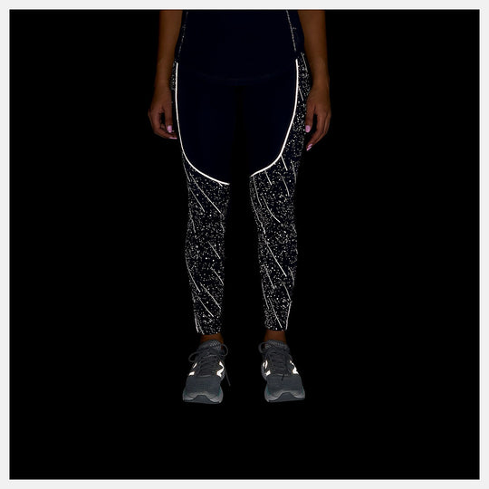 Buy New Balance Women's NB Athletics Legging, Pigment with White