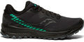 saucony Outpace Women's Peregrine Ice+ 2 - Black/Jade (S10675-1)