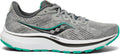 saucony masculino Women's Omni 20 - Alloy/Jade (S10681-20) Lateral Side